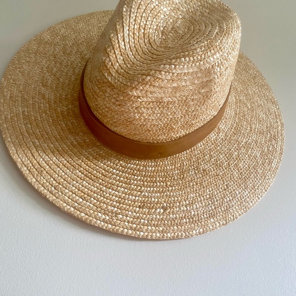 GIGI PIP Tan and Beige Wide-Brimmed Straw Hat - Picture 6 of 11